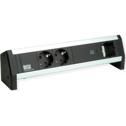 Bachmann DESK 2xprotective contact USB C, USB Charger 60W 1xABD GST18