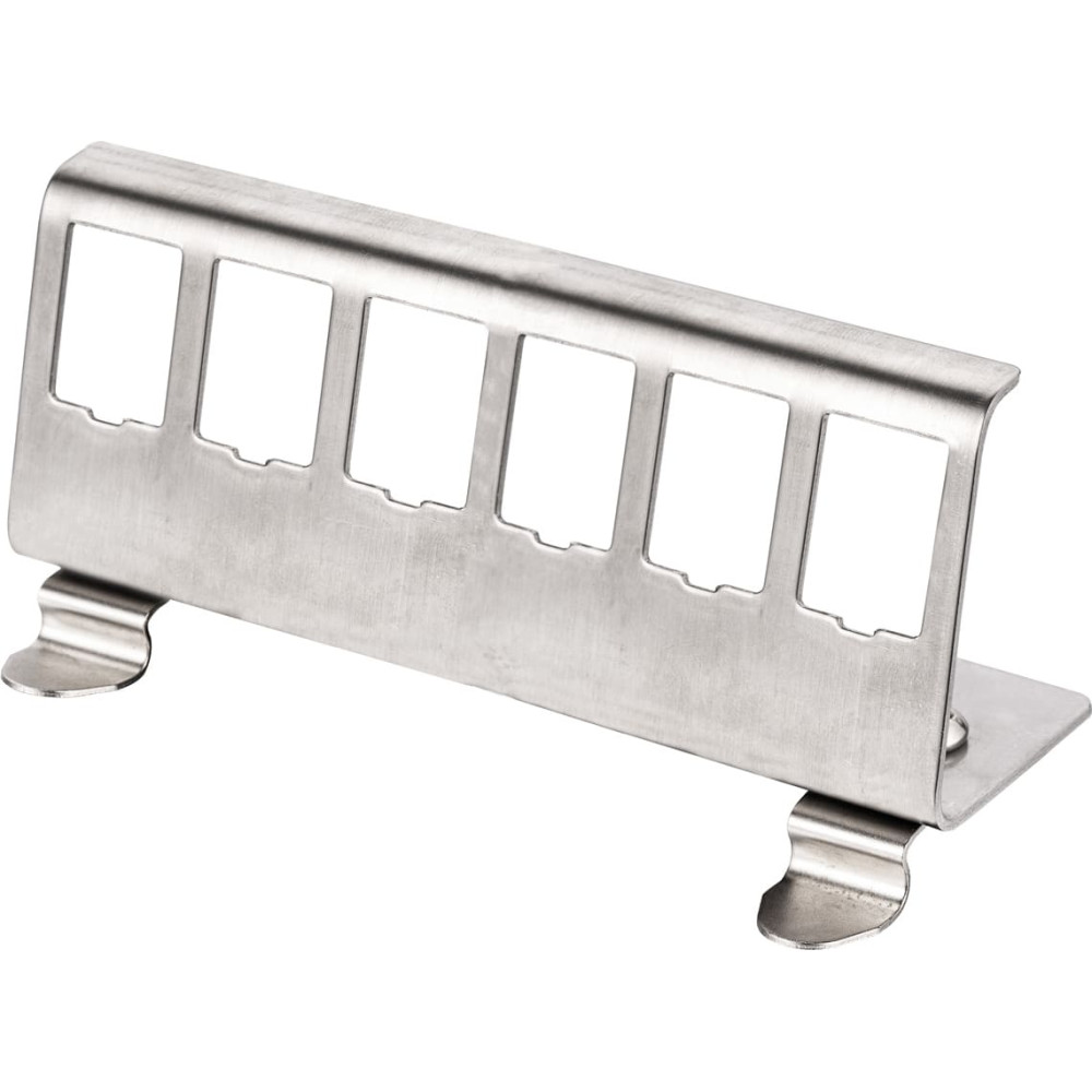 Roline DIN Rail Adapter, empty, for 6x Keystones