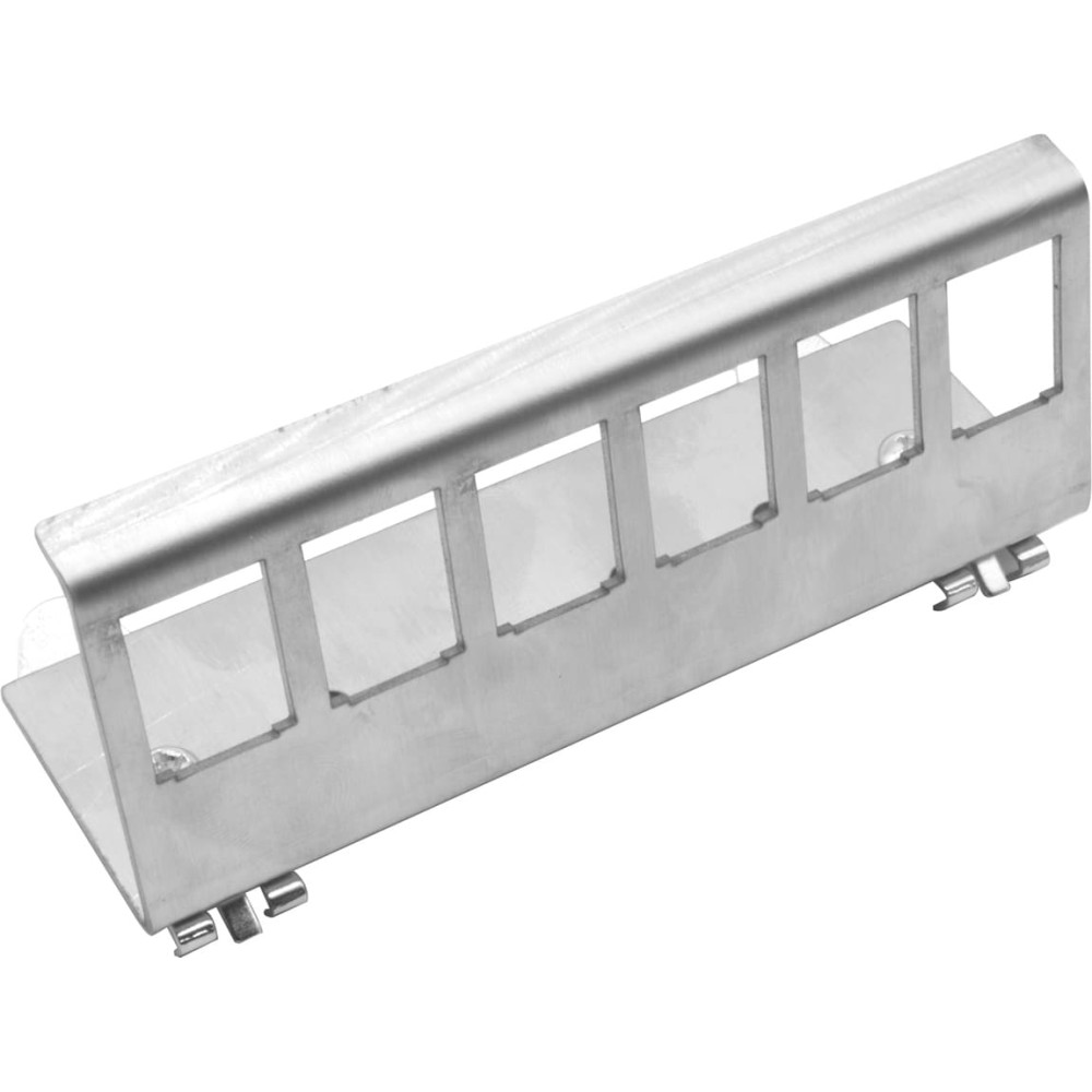 Value DIN Rail Adapter, empty, 6x Keystones