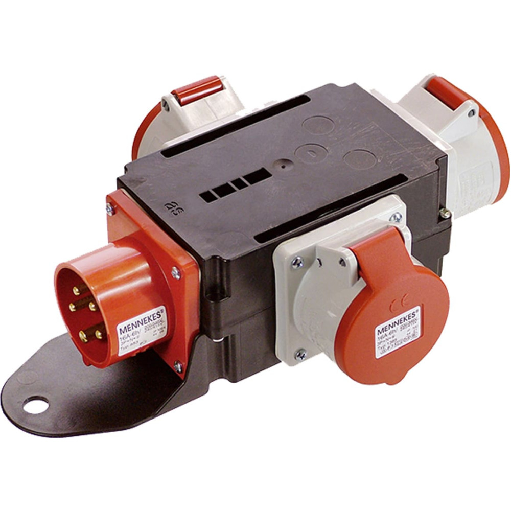 Bachmann CEE adapter CEE 400 V/16 A, 3x16A 5p400V, IP44