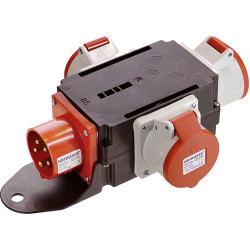 Bachmann CEE adapter CEE 400 V/16 A, 3x16A 5p400V, IP44