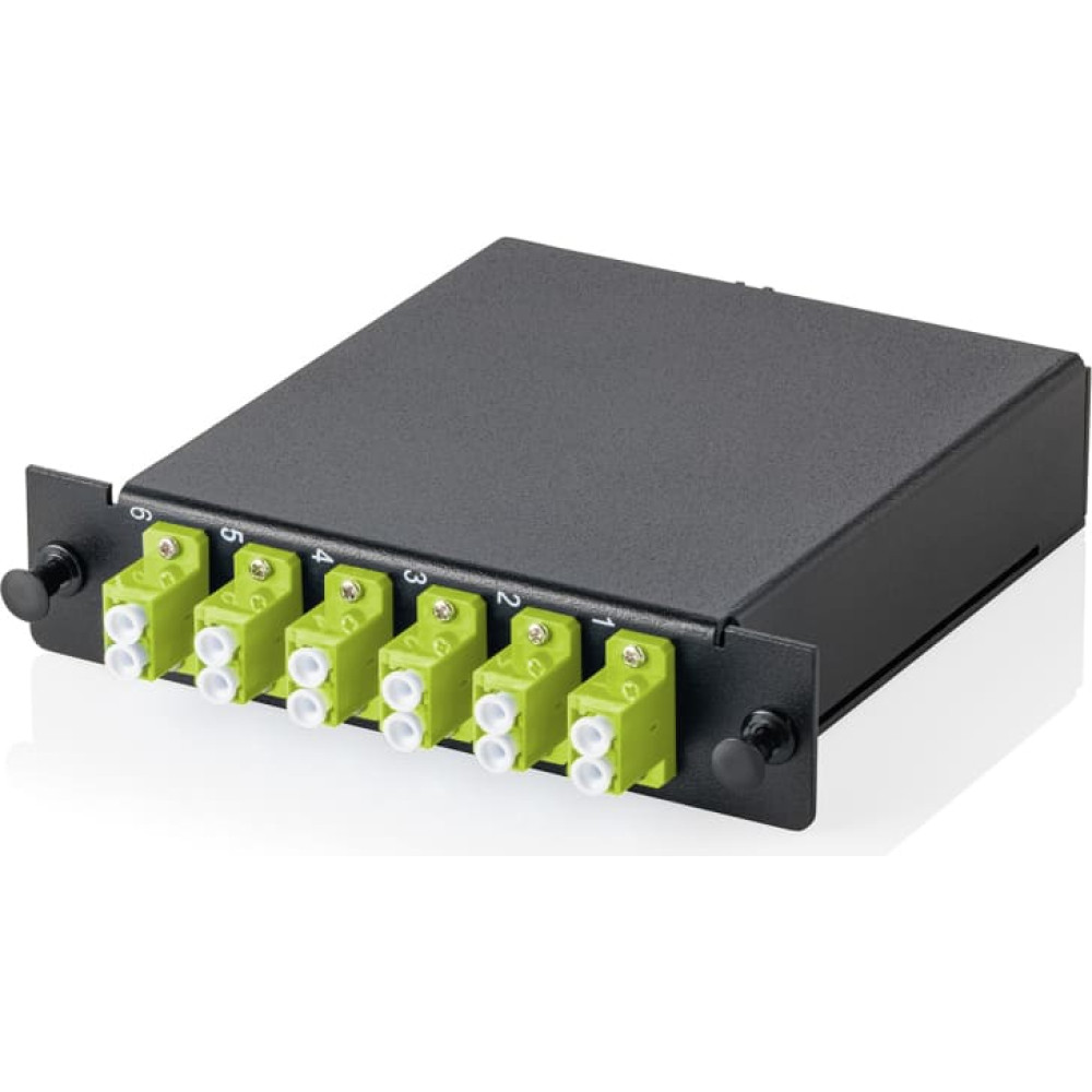 Digitus MPO cassette, multimode OM5, LC/DX, LC to MPO, for 3 cassette fields