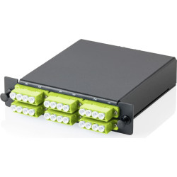 Digitus MPO cassette, multimode OM5, LC/Quad, LC to MPO, for 3 cassette fields