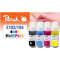Peach 321330 tintes kārtridžs 4 pcs Saderība Standarta produktivitāte Melns, Tirkīzzils, Fuksīns, Dzeltens