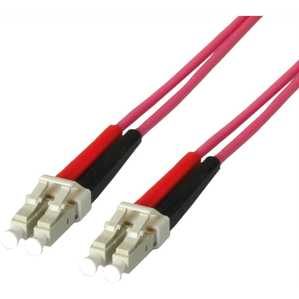Leoni LWL-Kabel duplex 50/125&micro;m OM4, Euromicron LC/LC, 5 m