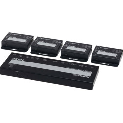 Aten VS1824KIT 4-Port 4K HDMI Cat6 Splitter mit 4 Empf&auml;nger