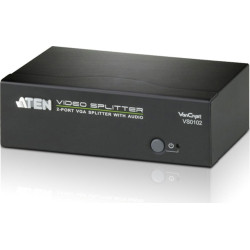 Aten VS0102 VGA Video-Splitter, 450MHz, Audio, RS232, 2fach