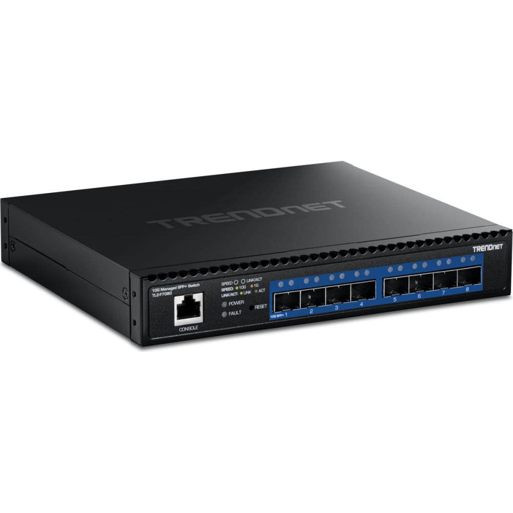 Trendnet TL2-F7080 8-Port 10G Layer 2 Managed SFP+ Switch