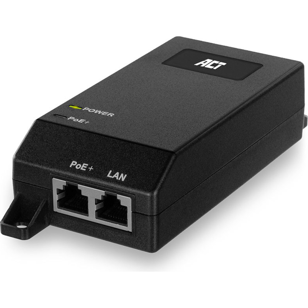 ACT 10/100/1000 POE+ INJECTOR 30W