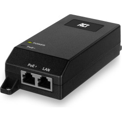 ACT 10/100/1000 POE+ INJECTOR 30W