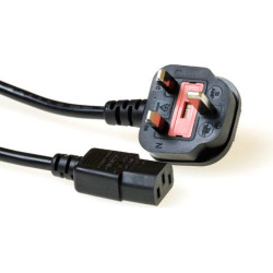 ACT POWERCORD UK-C13 13A BK  2.50M