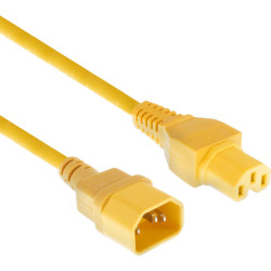 ACT POWERCORD C14-C15 YL 2.00M