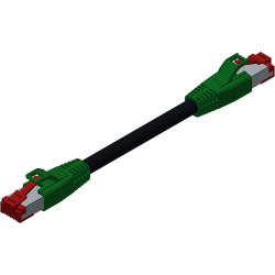 Conec IND PATCH C5E 4X2XAWG26 GN 10M