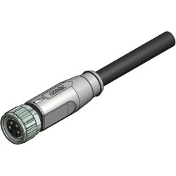 Conec M8 4PF AX - OE TPU     5.00M