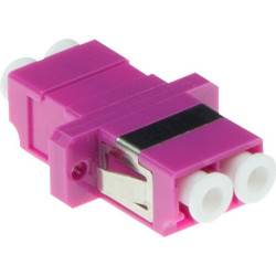 ACT LC DUPLEX ADAPTER OM4 VIOLET