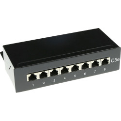 ACT MOUNTBOX C5E 8 PRT SHIELDED