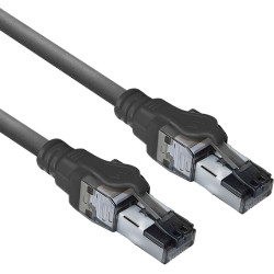 ACT CAT6A S/FTP IDC LSZH BK 2.00M