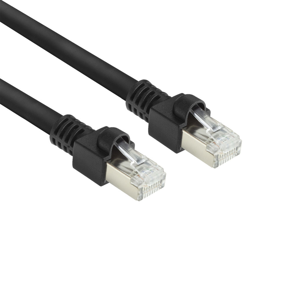 ACT CAT7 S/FTP PUR BLACK 15.00M
