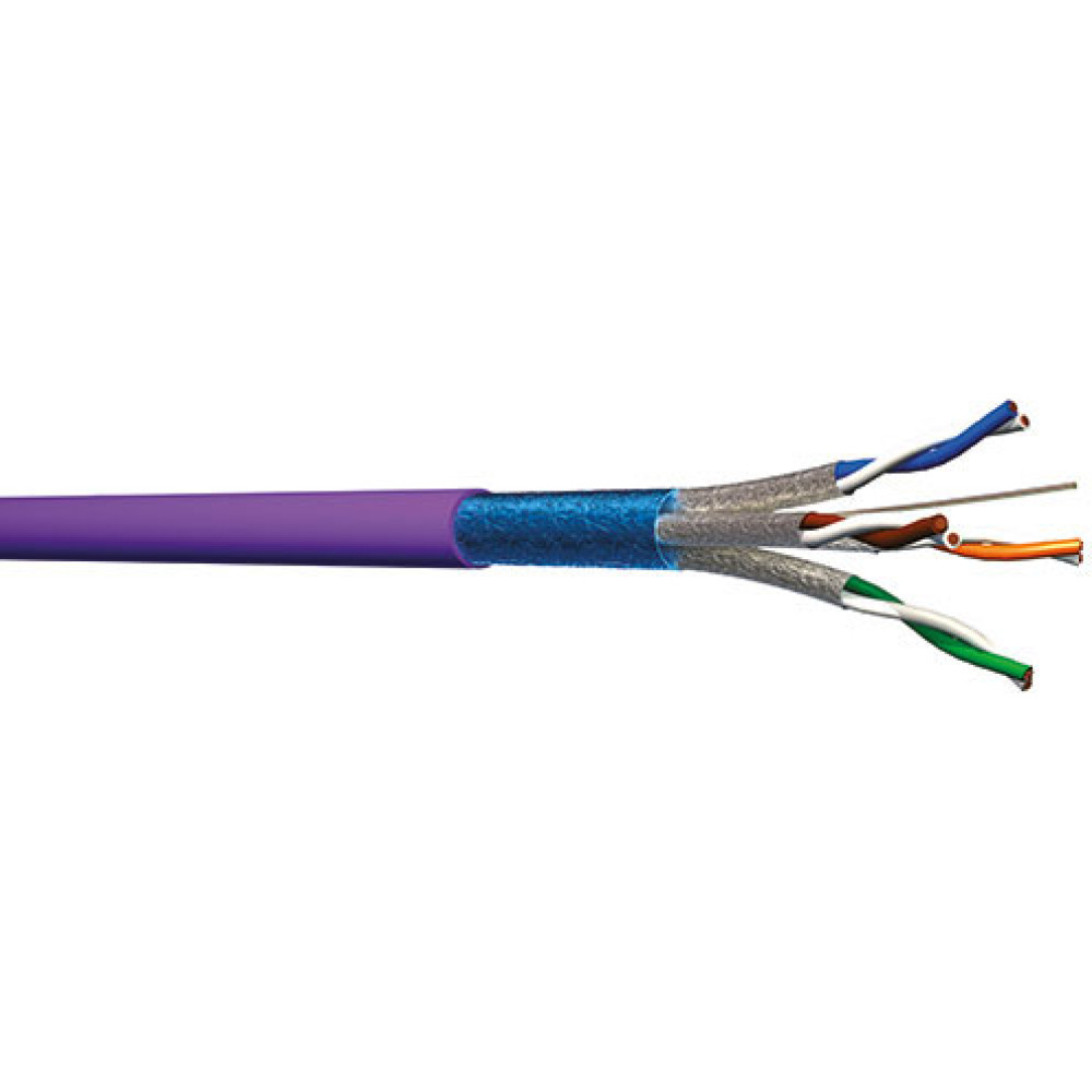Multimedia Connect CAT6 A F/FTP LSZH VIOLET 500M