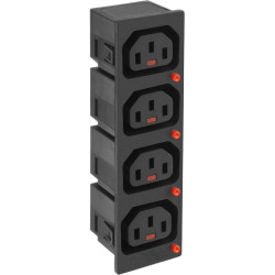 ACT IEC LOCK 4X C13 OUTLET