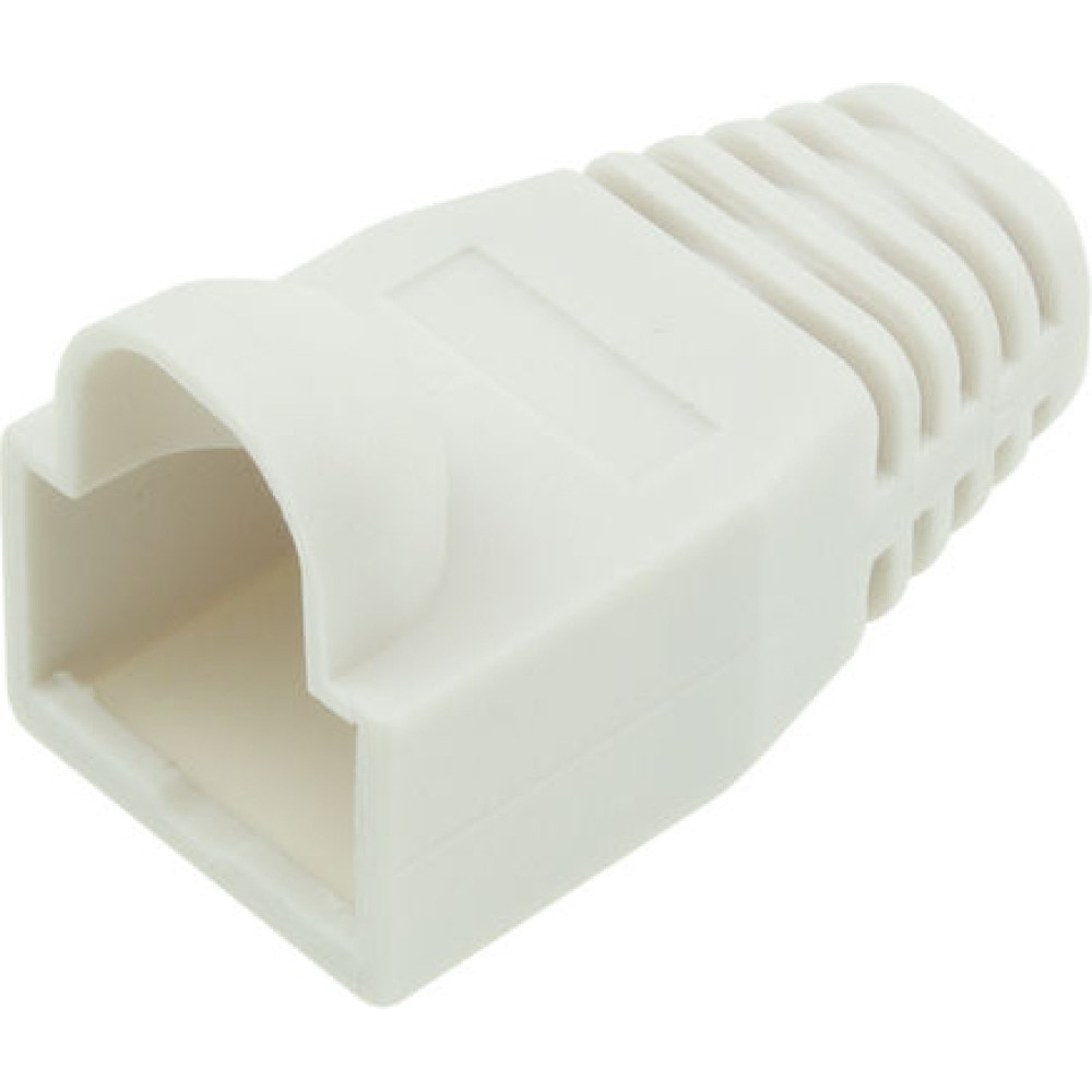 ACT CABLE BOOT RJ45 5.5MM WHITE