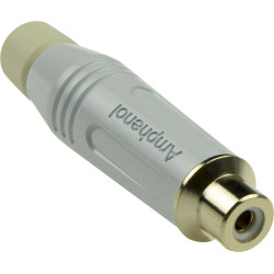 Amphenol RCA FEMALE PLUG WHITE