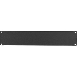 Wp Rack BLANK PANEL 2U BLACK RAL 9005