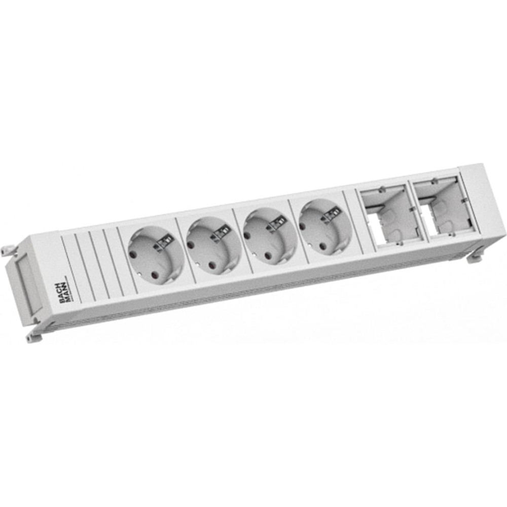 Bachmann POWER FRAME 4xCEE7/3 2xCM 0.2m GST18 RAL9010