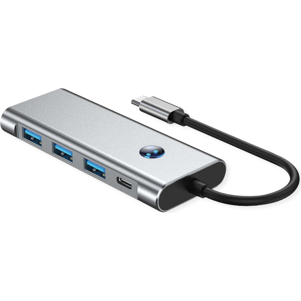 Value Dockingstation Type C, 1x HDMI 4K60, 3x USB 3.2 Gen1 Type A, 1x SD/Micro SD (TF), 1x Type C PD (Power Delivery)