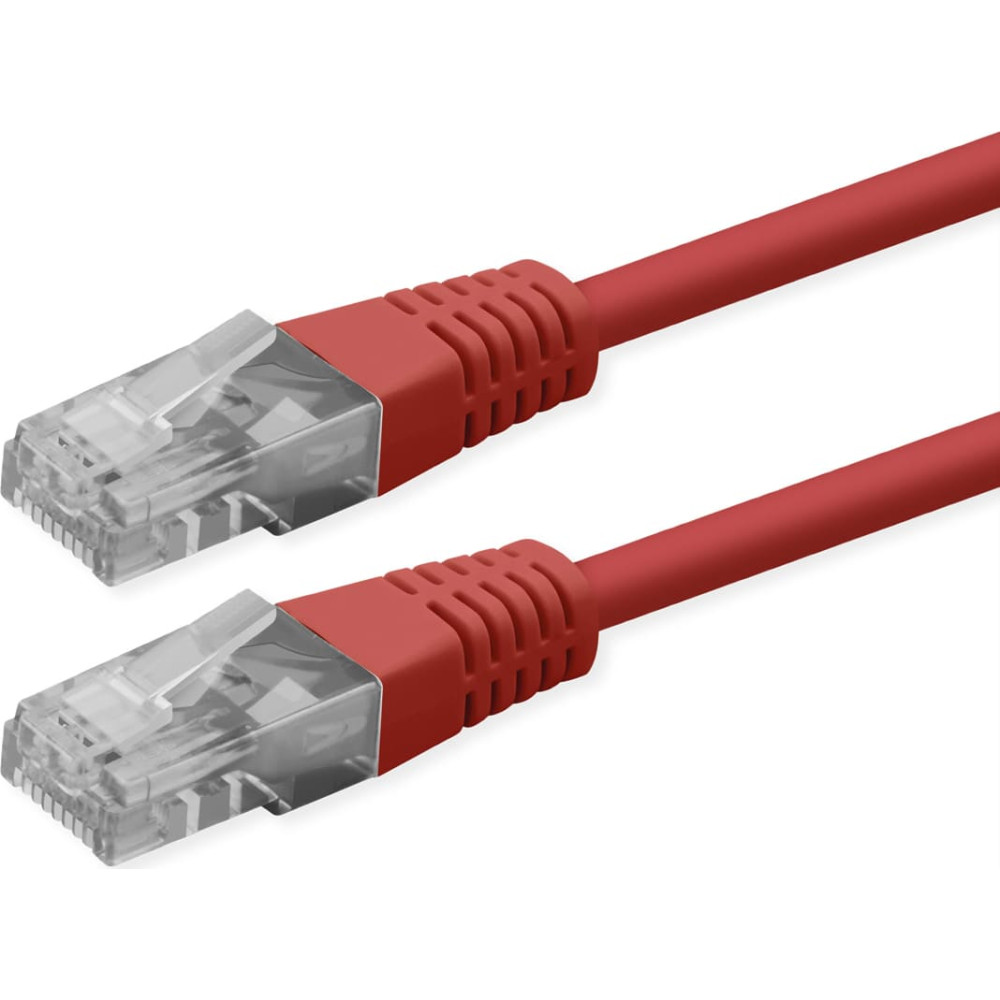 Roline UTP Patch Cord, Cat.6 (Class E), PoE, red, 5 m