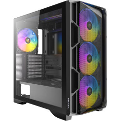 Antec AX-1000 ARGB Gaming E-ATX, ATX, Micro-ATX, ITX Mid Tower PC Geh&auml;use, schwarz