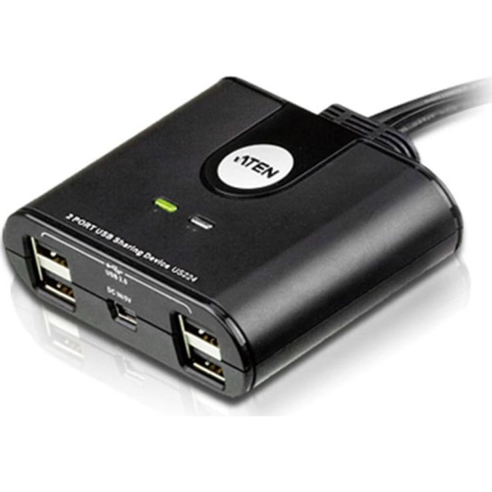 Aten US224 2-Port USB 2.0 Peripheral Switch