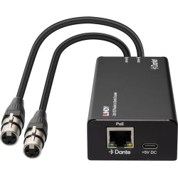 Lindy 2ch XLR Audio to Dante&reg; Encoder