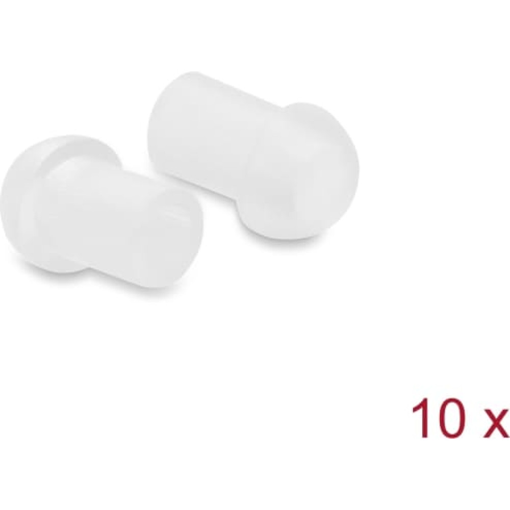 Delock Dust Cover for TOSLINK male 10 pieces transparent