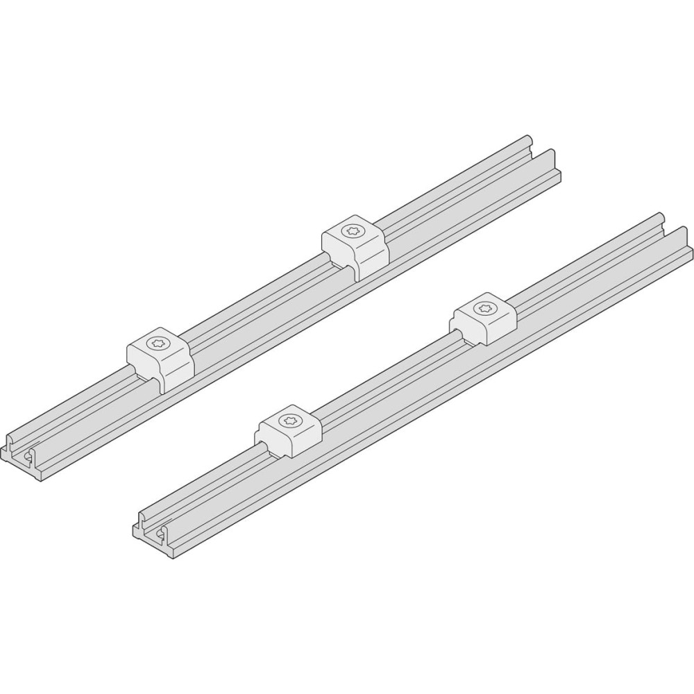 Schroff Interscale Flexible Rail System for Mounting PCBs, 221D, 217.45L