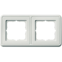 Telegärtner Karl Gärtner  TELEGÄRTNER Abdeckrahmen 151 x 80 mm, 2-fach, alpinweiss