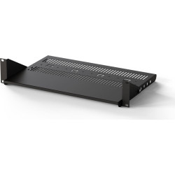 Schroff 19" Equipment Shelf, Depth-Adjustable, 430W 400D, RAL 7021