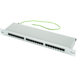 Telegärtner Karl Gärtner  TELEGÄRTNER 19"-Modular Patchpanel Kat.5e (Class D), 1 HE, 24 Ports