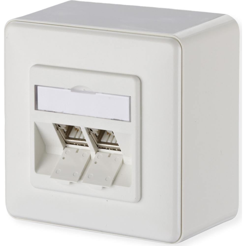 Metz Connect C6Amodul 2 Port 270°M AP reinweiß