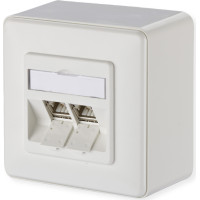 Metz Connect C6Amodul 2 Port 270°M AP reinweiß