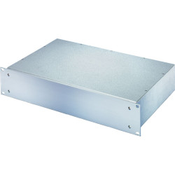 Schroff MultipacPRO 19" Chassis, Steel, AlZn, Plain Top and Base, 2 U, 340 mm