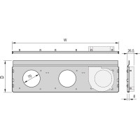 Schroff RatiopacPRO AIR Radial Fan Unit, 3 Fans, 84 HP, 220 mm