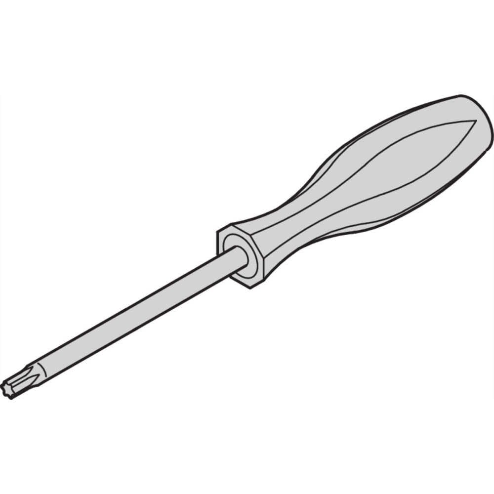 Schroff Screwdriver, Torx, T 10 Torx, for M3 mm Screw