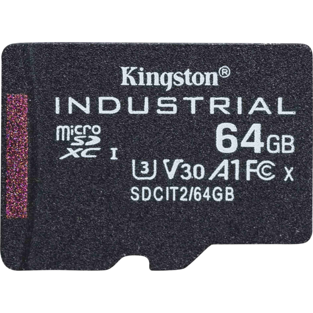 Kingston Technology Industrial 64 GB MicroSDXC UHS-I Class 10