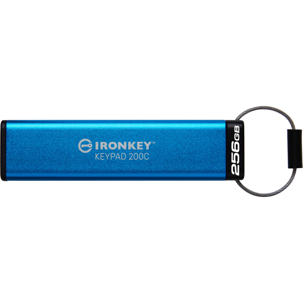 Kingston USB-Stick 256GB Kingston IronKey Keypad 200C AES-256 USB-C retail