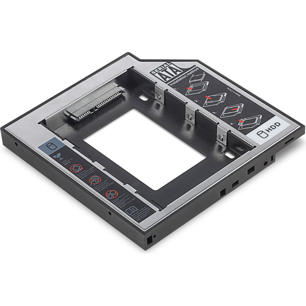 Digitus SSD/HDD Installation Frame for CD/DVD/Blu-ray drive slot, SATA to SATA III, 12.7 mm installation height