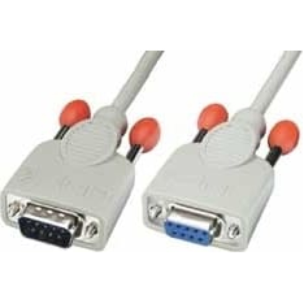 Lindy 9-pin RS232 1:1 extension cable 0.5m
