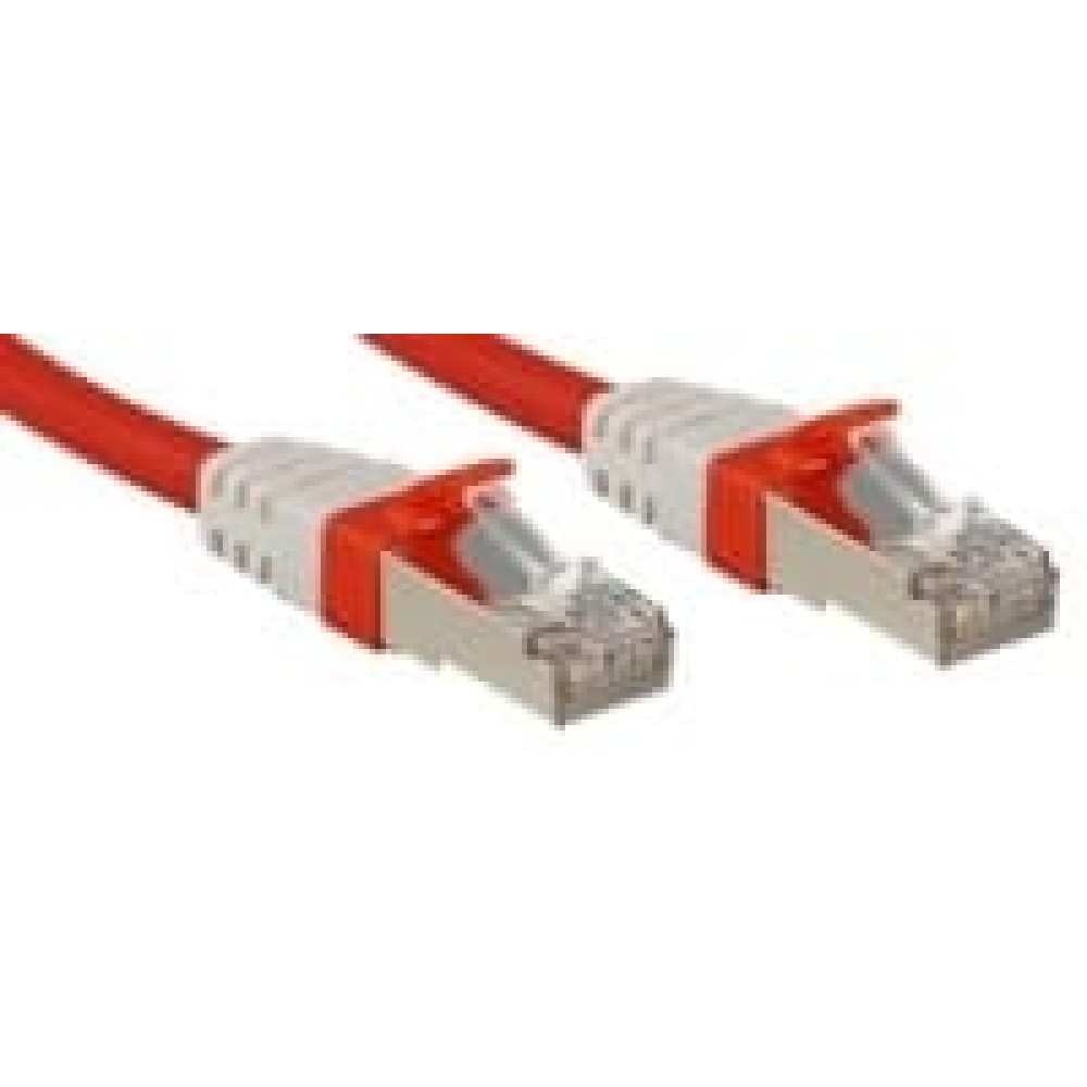 Lindy 1m Cat.6A S/FTP LSZH Network Cable, Red