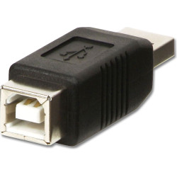 Lindy USB Adapter, USB A Male to B Female