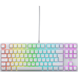 Cherry K4V2 TKL tastatūra Speļu USB AZERTY Franču Balts